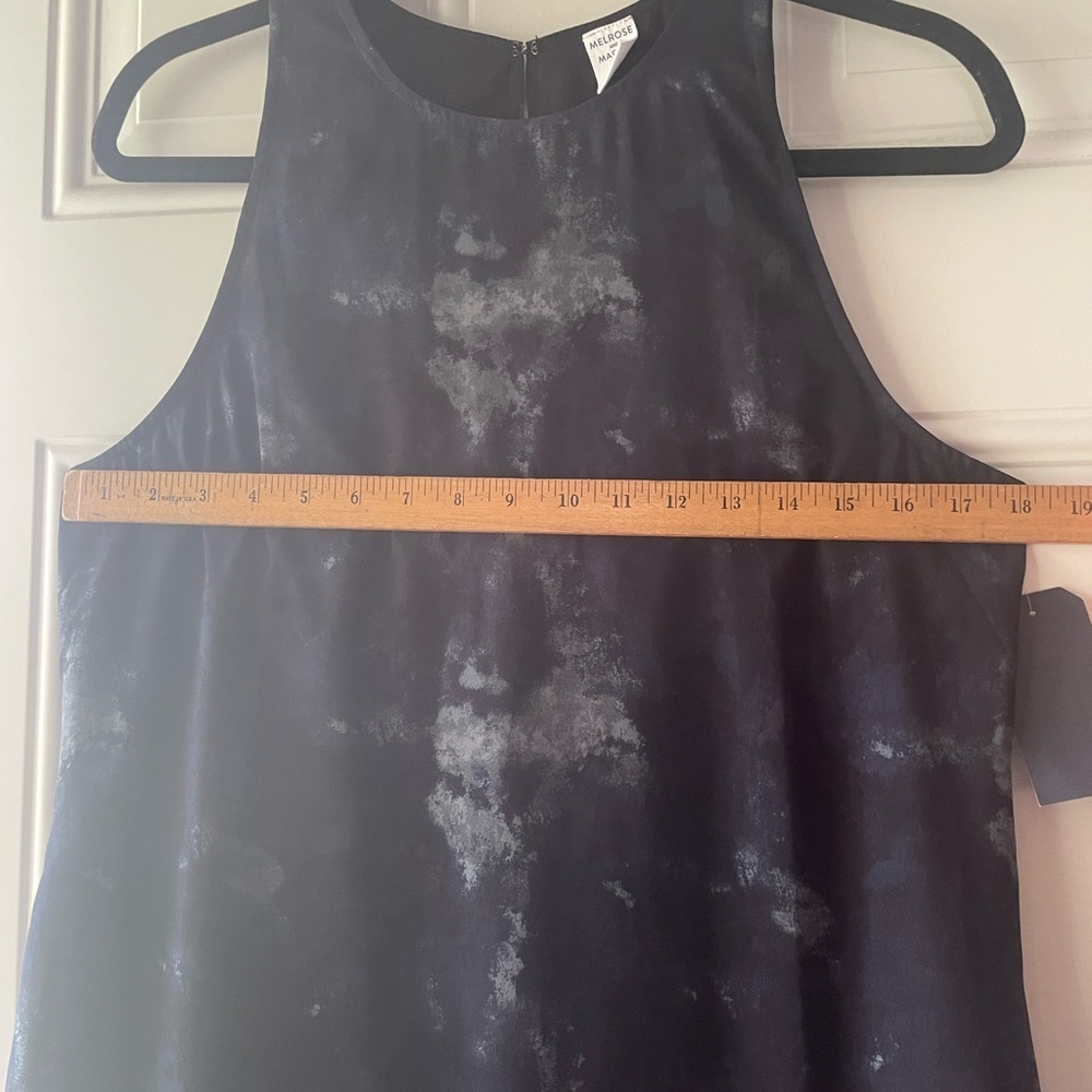 Melrose and Market Blue and Black Print Maxi Dress - Picture 3 of 6